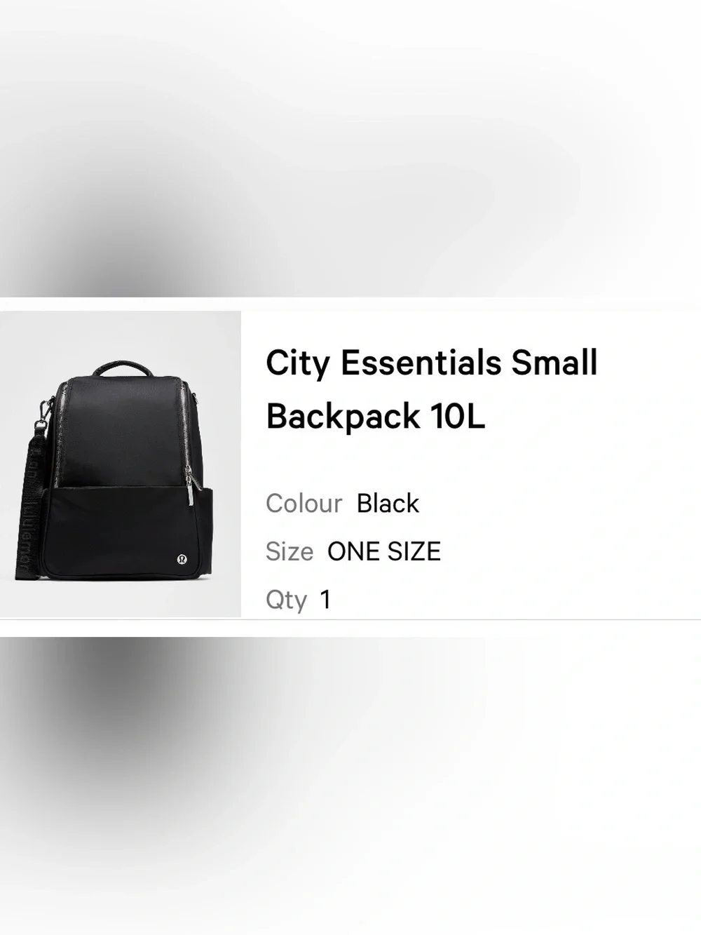lululemon athletica City Essentials Small Backpack - Black